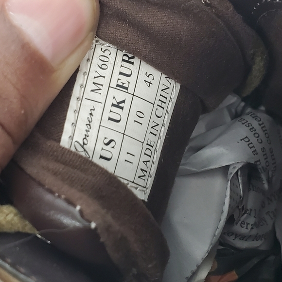 Jousen Milan Men's Oxford Shoes Size 11 Round Toe Lace Up Brown - Picture 2 of 13